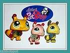 lps bumble bee family 813 1798 1799 yellow red baby littlest pet 
