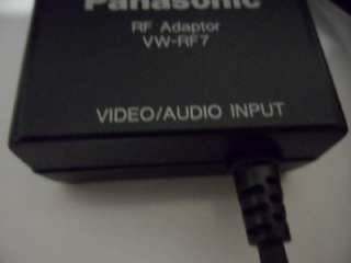 Panasonic RF Adaptor VW RF7 VCR TV Audio Video DC5V NEW  