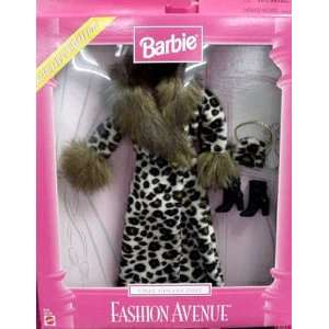  Barbie Fashion Avenue Leopard Coat   Exclusive Edition 1999 