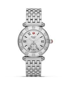 Michele Caber Atlas Diamond Stainless Steel Watch