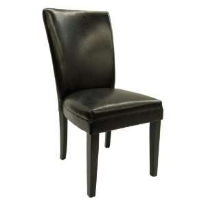   Silver Willow Parson Side Chair in Black (Set of 2) Furniture & Decor