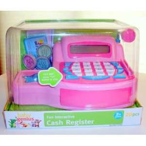  Baby Genius Fun Interactive Cash Register   Pink Toys 