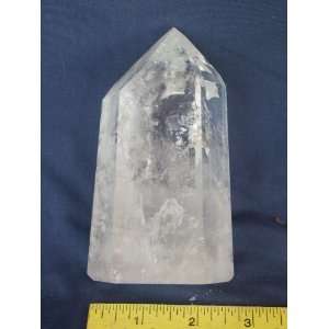  Re Faceted Near Clear Quartz Crystal with Rainbows, 9.1.13 