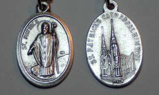 St Patrick & New York City Cathedral Catholic Medal NEW  