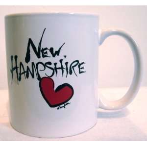  New Hampshire Mug Souvenir White Ceramic Coffee Cup New 