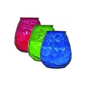  Tiki 12 oz Assorted Ripped Glas Citronella Candle 12 Pack 