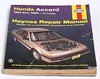 Haynes Auto Repair Manual Honda Accord 1984 to 1989 #42011