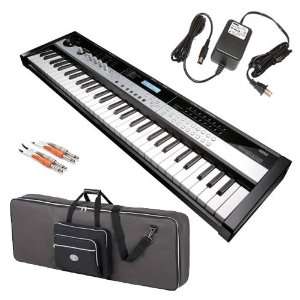  Korg microSTATION Synth STAGE BUNDLE w/ Carrying Case 