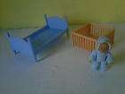 vintage doll house baby toddler bed playpen 