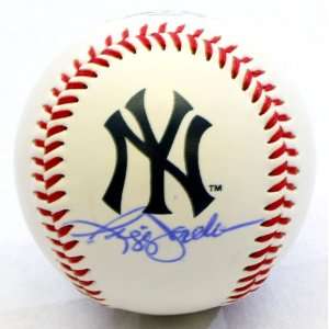 Reggie Jackson Autographed Logo Baseball   GAI   Autographed Baseballs 