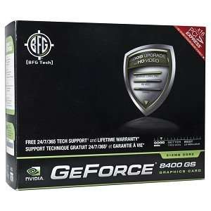 BFG Technologies NVIDIA GeForce 8400 GS BFGR84512GS64E 876758002708 