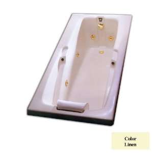   Linen Acrylic Drop In Jetted Whirlpool Tub 3660MW658