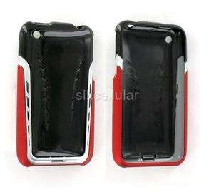 BODY GLOVE VIPER iPHONE 3G S CASE RED/BLACK/SILVER  