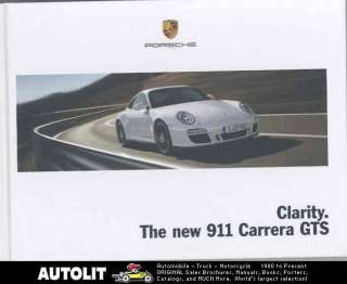 2010 2011 Porsche 911 997 Carrera GTS Prestige Brochure  