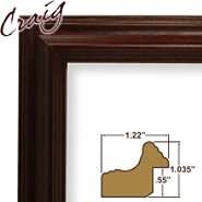 Craig Frames Inc 8x10 Complete 1.22 Wide Cherry Solid Wood Picture 
