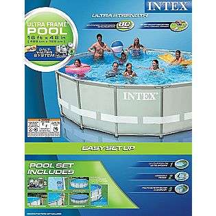 16 x 48 Ultra Frame Pool Set (w/ 2000gph Filter Pump and Saltwater 