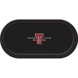   Red Raiders 48 x 96 Texas Holdem Game Table Cloth 
