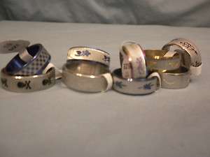 New Stainless Steel Rings, Various Designs & Colors  