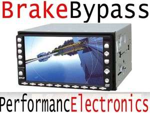 PYLE mobile video DVD player e brake bypass emegency brake bypass 