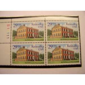   Postal Stamps, Kentucky Bicentennial, S# 2636, PB of 4 29 Cent Stamps