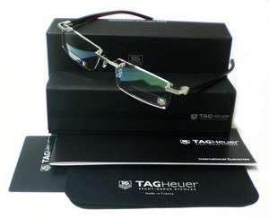 TAG HEUER 0841 002 S.56 RX GLASSES BLACK/RED 0841 002  