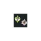   Faceted Glass Onion with Grapes Wine Design Christmas Ornaments 5