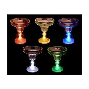  Light Up Margarita Glasses, 8 Color Settings Kitchen 