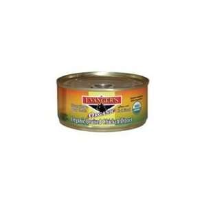  Evangers Canned Cat Food Organic Chicken 5.5 oz Case 24 