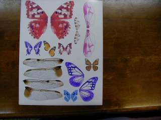 OOAK fairy art doll butterfly wing sheet Caressa  