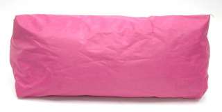  Bright Pink Nylon Small Duffle Bag  