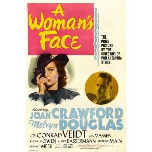  A Womans Face   Movie Poster   27 x 40 Inch (69 x 102 cm 