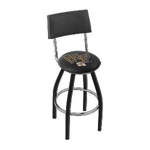  Wake Forest University Steel Logo Stool with Back and 