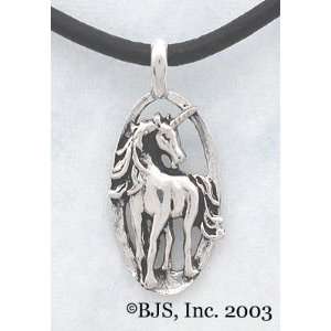 Unicorn Cameo Necklace   Fantasy Jewelry in Sterling 