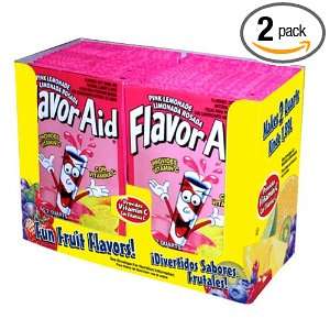 Flavor Aid Drink Mix, Pink Lemonade, 0.15 Ounce (Pack of 2)  