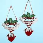   of 12 Special Aunt and Uncle Christmas Ornaments for Personalization