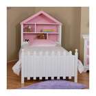 Comfort Decor Color Box Twin Doll House Bed in White/Pink