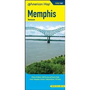  American Map 609808 Memphis Tennesse Pocket Map Office 