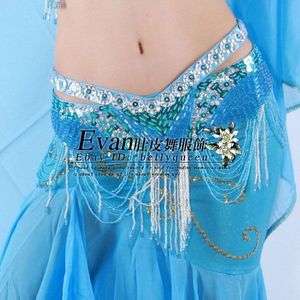Professional Belly Dance Costume Hip Belt 11Colours IN  