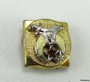 SHRINERS TIE TAC Vintage Masonic Scimitar Crescent PIN  