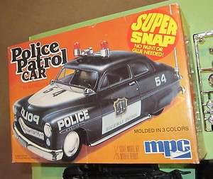 MPC 1950 Mercury Police Patrol Car Orig 79 Iss Unbuilt  