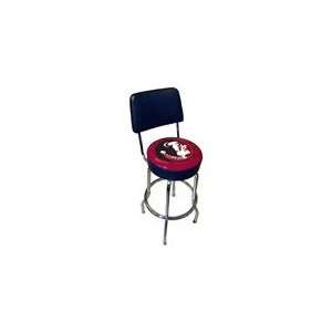   Fan NCAA Commercial Florida State Seminoles Bar Stool with Backrest