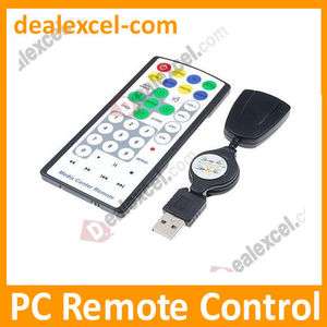Slim PC/Laptop USB Media Center Remote Receiver Control  