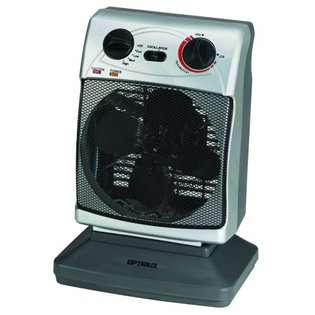   Portable 3 Speed Oscillating Fan Heater with Thermostat 