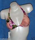   Separates Lanai Coral flower print underwire bikini top XS S D E