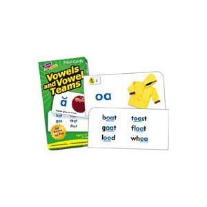    Trend Enterprises Vowels and Vowel Teams Flash Cards Toys & Games