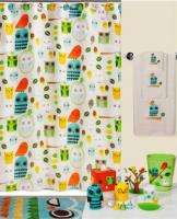   Shower Curtain Rug Towels & Coordinating Bath Accessories Set  