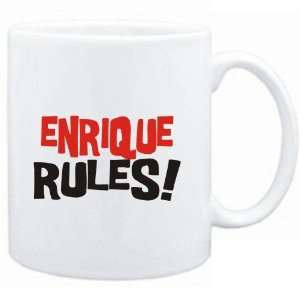  Mug White  Enrique rules  Male Names