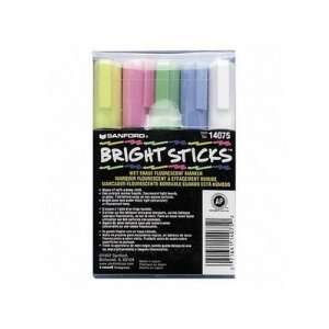  SAN14075   Fluorescent Markers, Erasable, Pink/Blue/White 