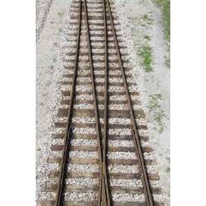  Rail Tracks   Peel and Stick Wall Decal by Wallmonkeys 
