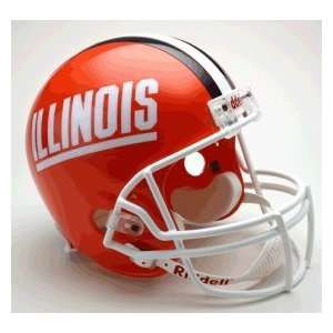 Illinois Fighting Illini Riddell Deluxe Replica Helmet  
